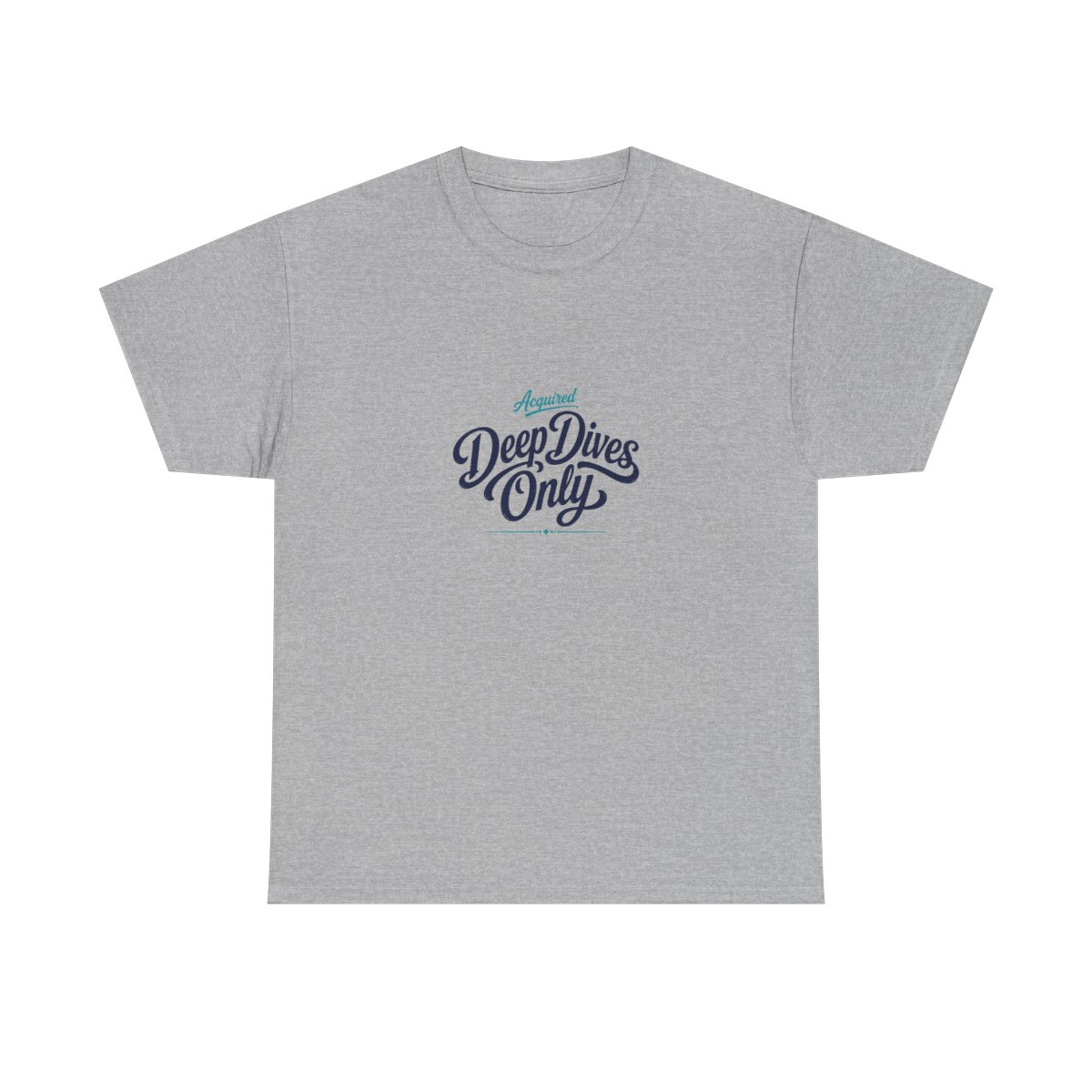 Acquired "Deep Dives Only" Unisex Tee - alternate angle 4, merchandise